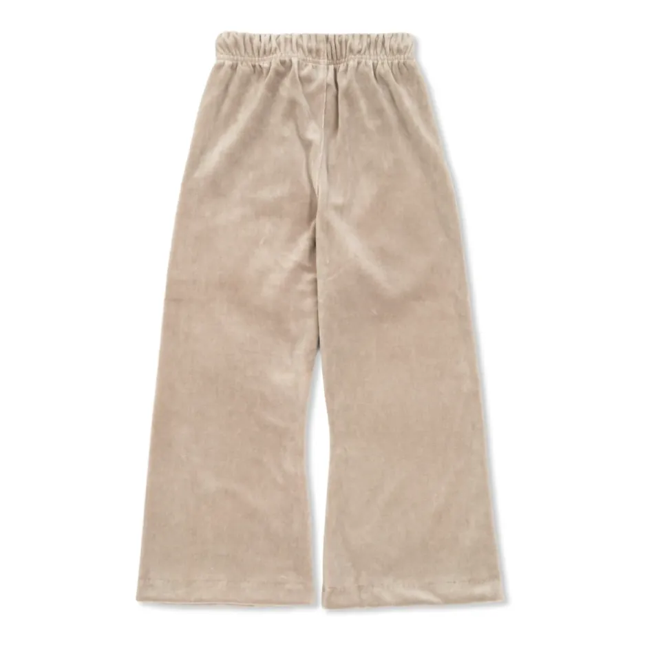 Hot Velour Flare Sweatpant Børn Underdele