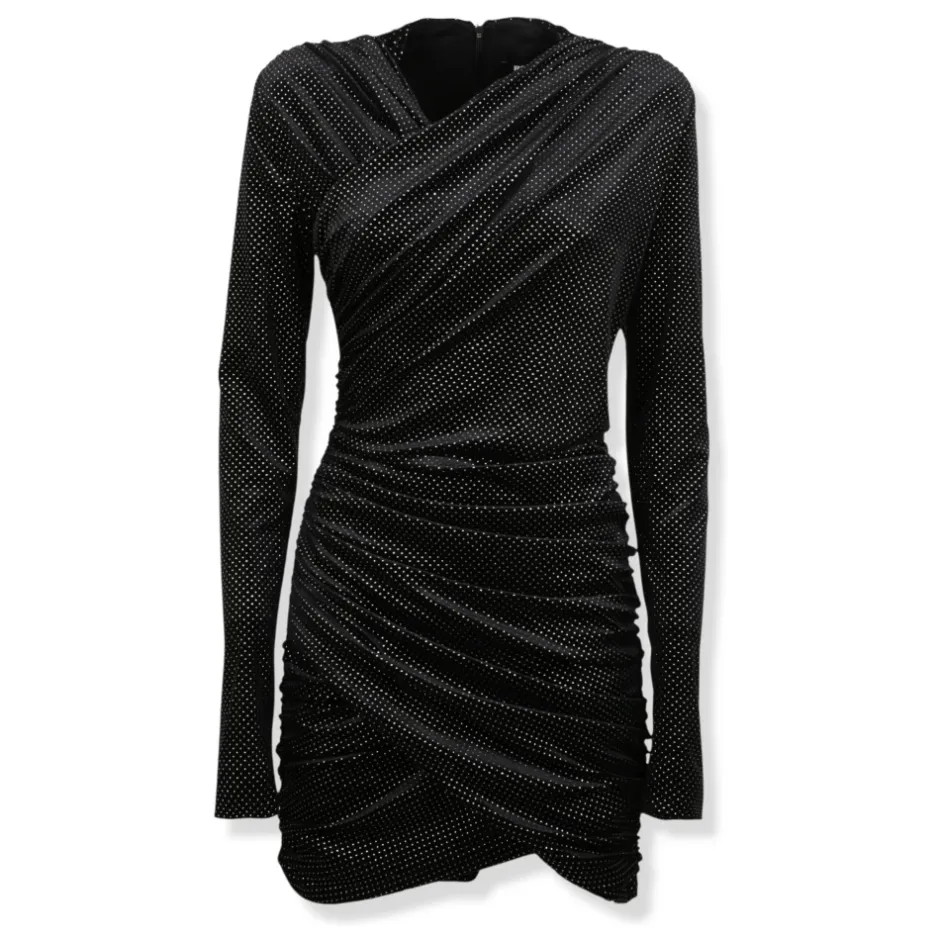Outlet Velvet Ls Mini Dress Dame Kjoler