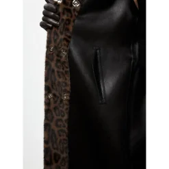 Hot Vendbar Lang Vinter Faux Fur Frakke Dame Frakker