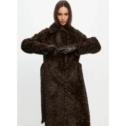Hot Vendbar Lang Vinter Faux Fur Frakke Dame Frakker