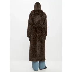 Hot Vendbar Lang Vinter Faux Fur Frakke Dame Frakker