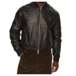 Clearance Veste bomber en cuir d'agneau Jakker