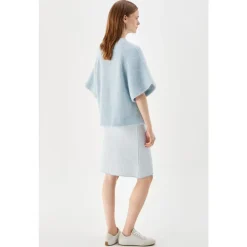 Clearance Vilanie Kortærmet Mohair Cardigan Dame Striktrøjer & Sweatere