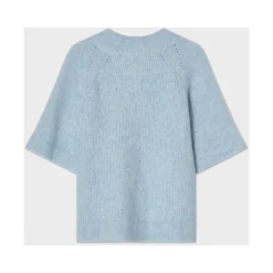 Clearance Vilanie Kortærmet Mohair Cardigan Dame Striktrøjer & Sweatere