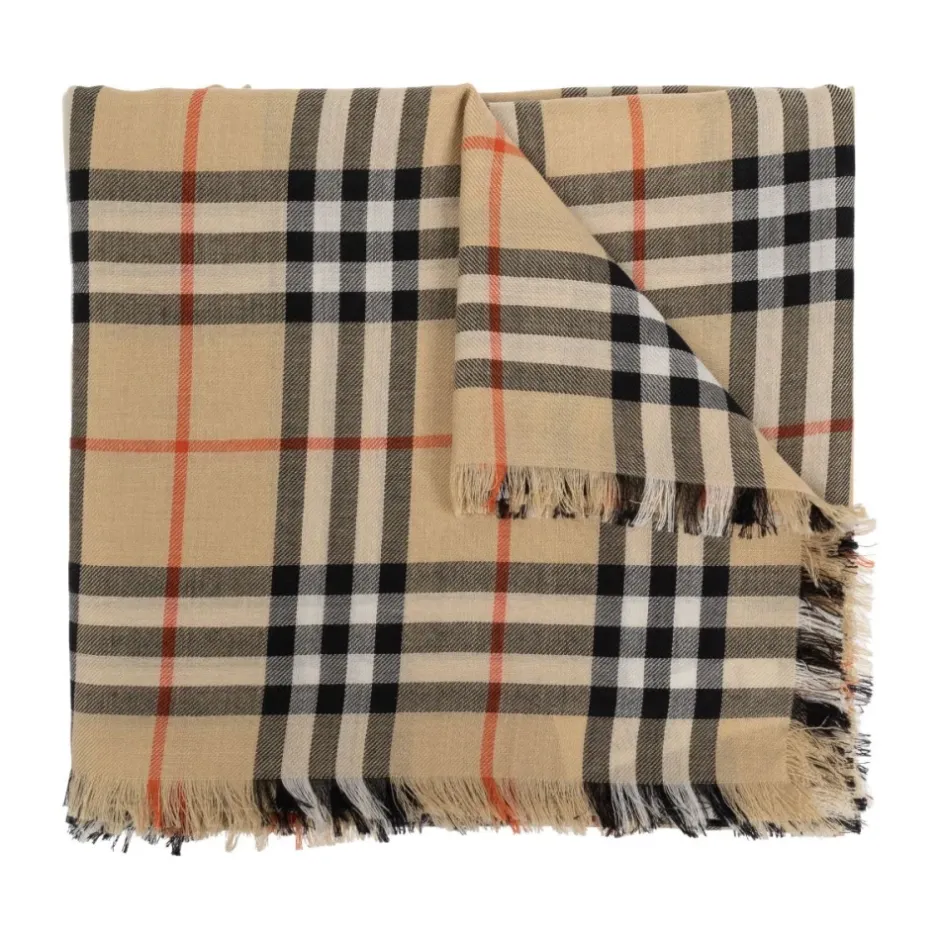 Online Vintage Check Tørklæde Halstørklæder Og Tørklæder