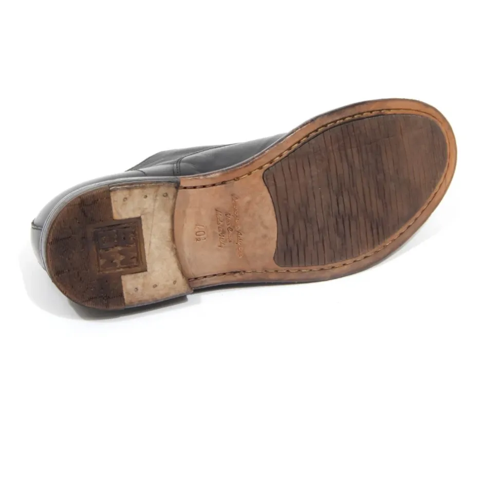 Vintage Lace-Up Sko Capalbio Nero Business Sko