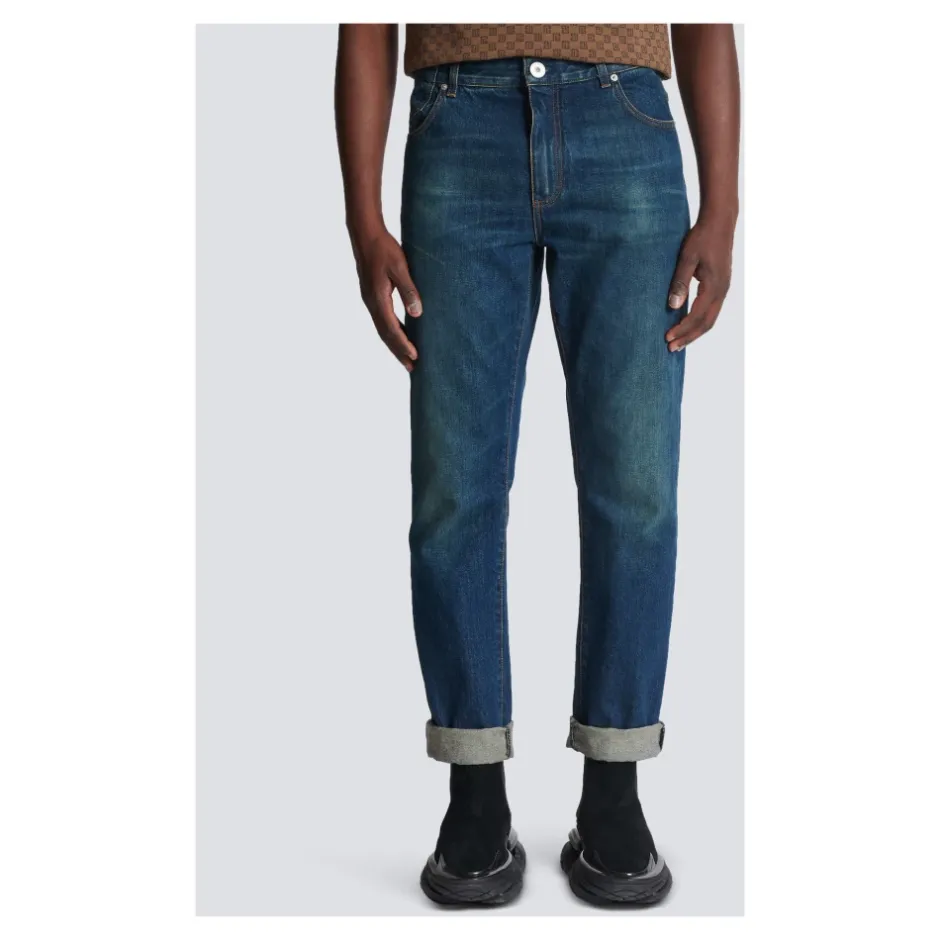 Clearance Vintage Straight-leg Jeans Jeans
