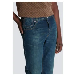 Clearance Vintage Straight-leg Jeans Jeans