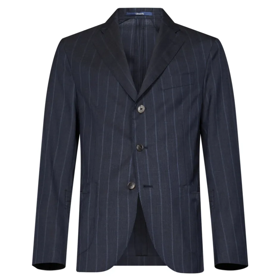 Online Virgin Wool Pinstripe Suit Jakkesæt