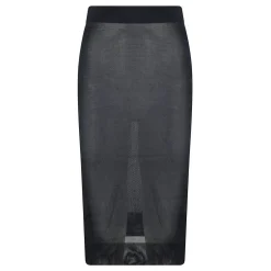 Hot Viskose Midi Nederdel Dame Nederdele