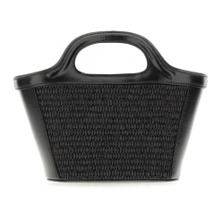 Discount Vævet Håndtaske i Bomuld og Nylon Dame Håndtasker