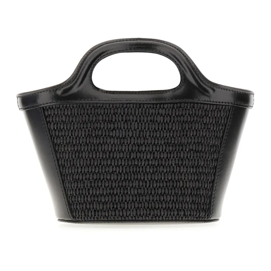 Discount Vævet Håndtaske i Bomuld og Nylon Dame Håndtasker