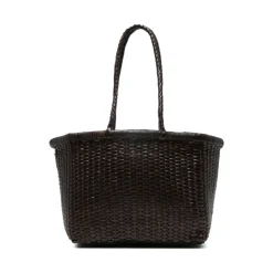 Vævet Tote Bag Dame Indkøbstasker