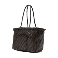 Vævet Tote Bag Dame Indkøbstasker