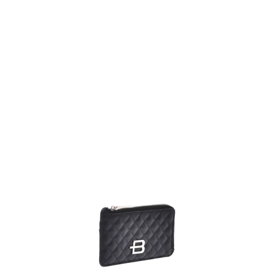 New Wallet i quiltet læder Dame Punge & Kortholder
