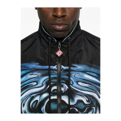 Sale Warped Logo Ripple Windbreaker Jacket Træningsjakker