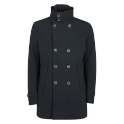 Washington Peacoat med Harness Frakker