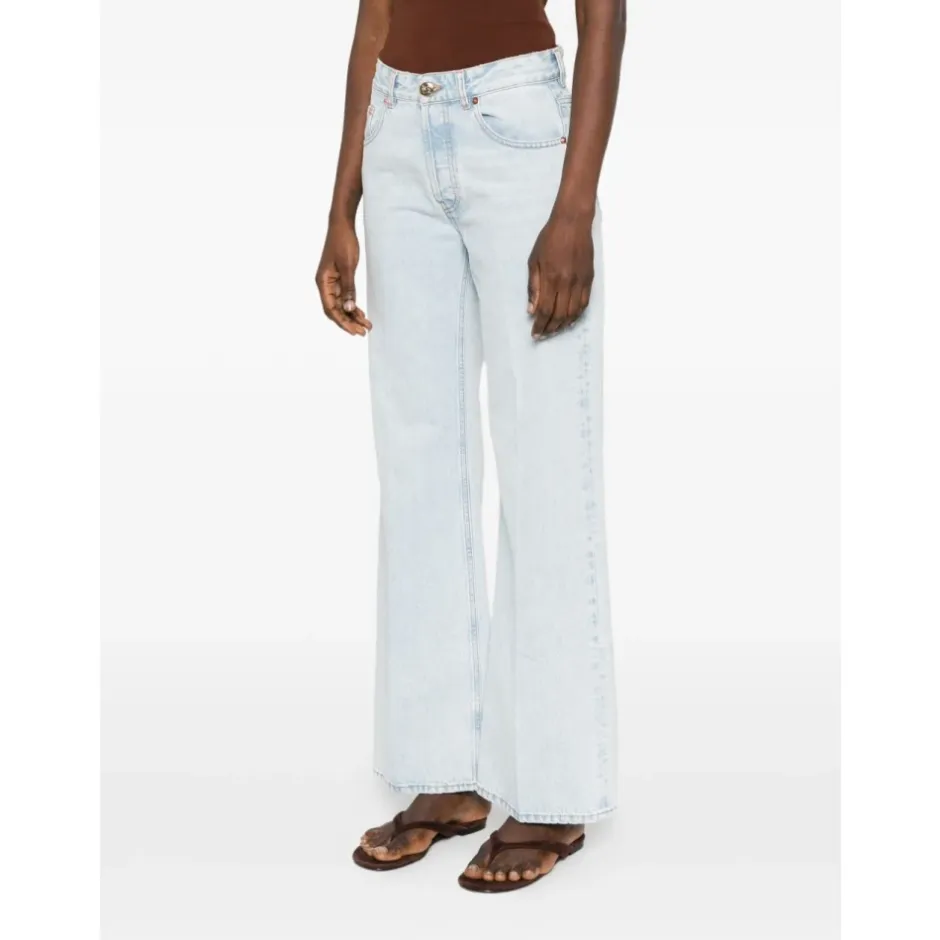 Sale Wide Jeans Dame Jeans