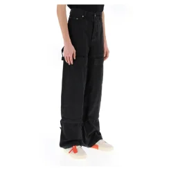 Sale Wide Leg Cargo Bukser Jeans
