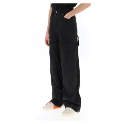 Sale Wide Leg Cargo Bukser Jeans