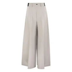 Best Wide Leg Plisserede Bukser Dame Bukser
