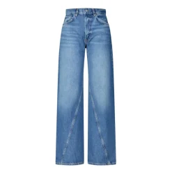 New Wide-Leg Jeans med Afslappet Pasform Dame Jeans