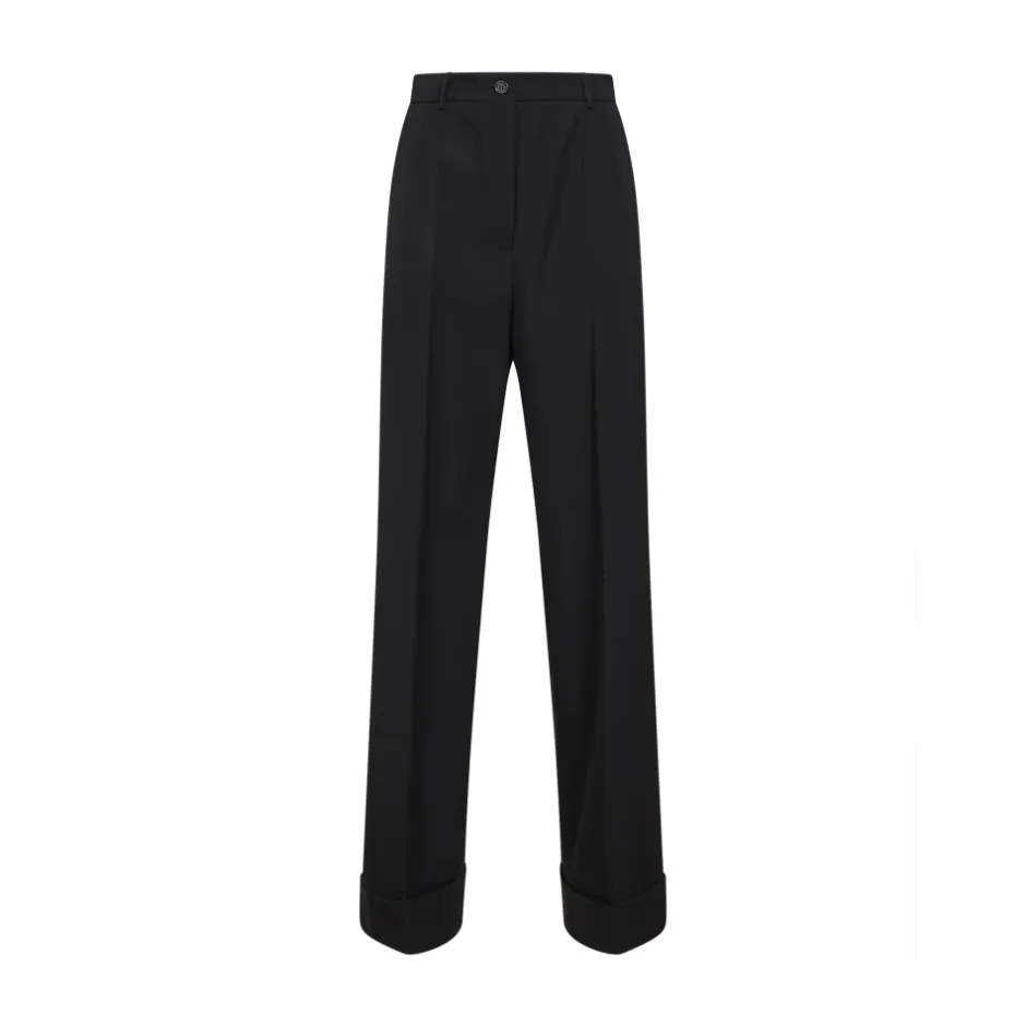 New Wool Gabardine Trousers Dame Bukser