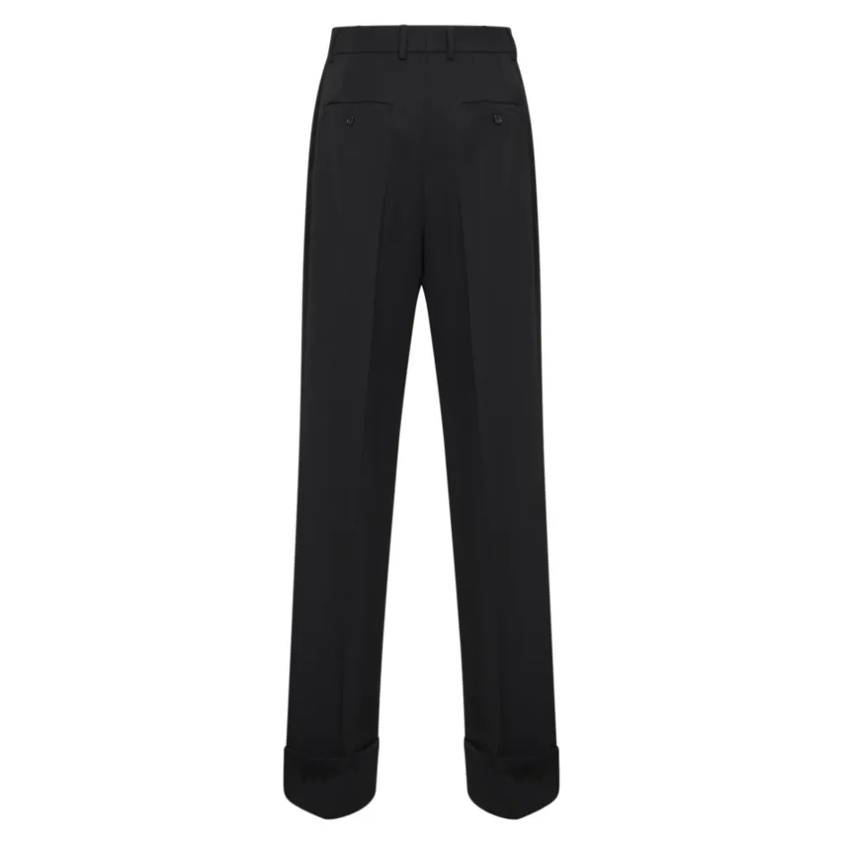 New Wool Gabardine Trousers Dame Bukser