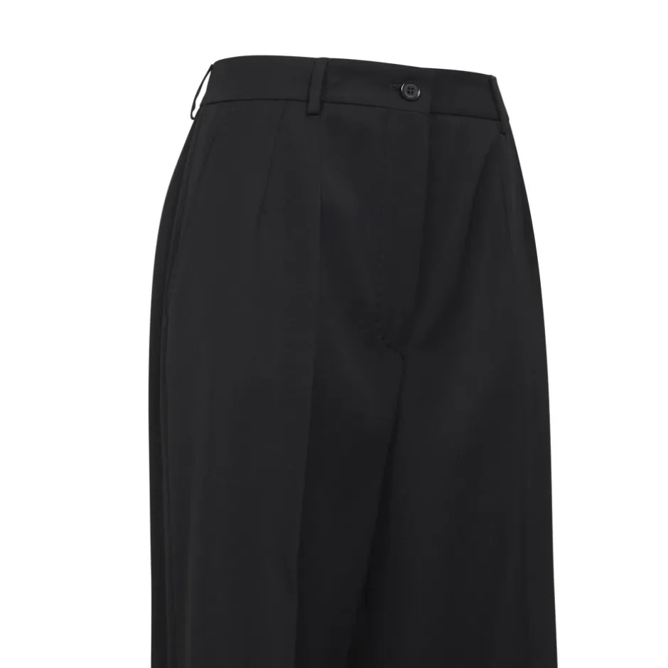 New Wool Gabardine Trousers Dame Bukser