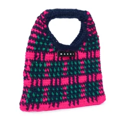 Discount Wooly Crochet Check Taske Børn Tasker