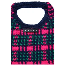 Discount Wooly Crochet Check Taske Børn Tasker