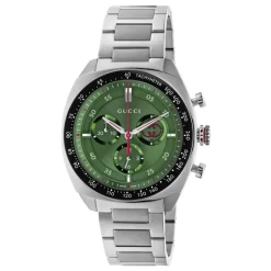 Outlet YA142318 - Interlocking 41mm rustfrit stål urkasse, t skive, lille sekundviser, sort keramisk bezel med tachymeter indikation, rustfrit stål armbånd Dame Ure