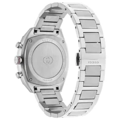 Outlet YA142318 - Interlocking 41mm rustfrit stål urkasse, t skive, lille sekundviser, sort keramisk bezel med tachymeter indikation, rustfrit stål armbånd Dame Ure