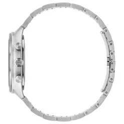 Outlet YA142318 - Interlocking 41mm rustfrit stål urkasse, t skive, lille sekundviser, sort keramisk bezel med tachymeter indikation, rustfrit stål armbånd Dame Ure