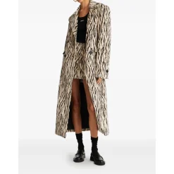 Clearance Zebra Print Flare Nederdel Dame Nederdele
