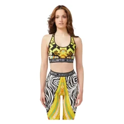Online Zebra Print Racerback Sports Bra T-Shirts & Toppe