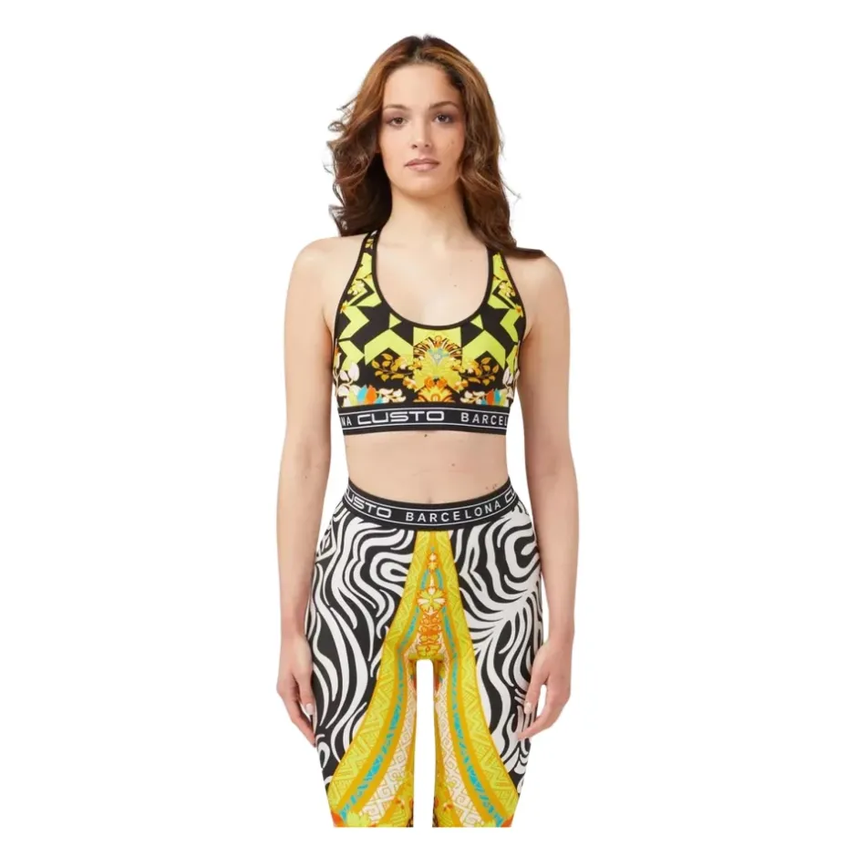Online Zebra Print Racerback Sports Bra T-Shirts & Toppe