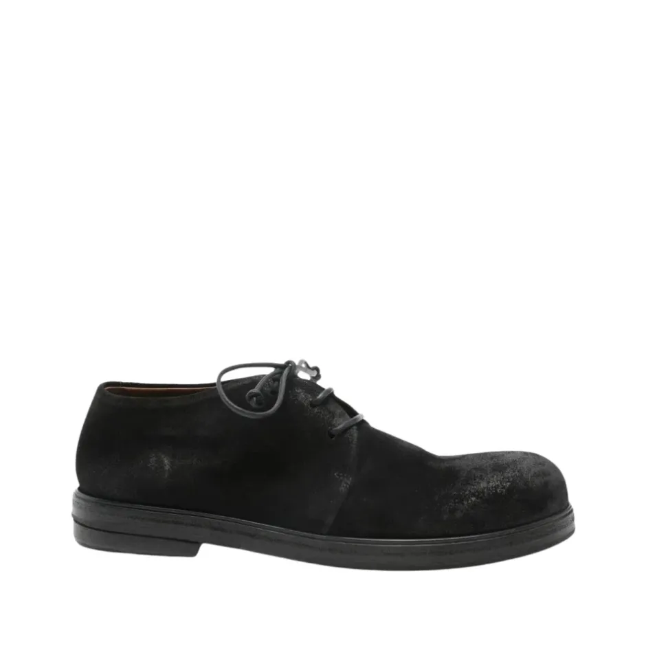 Discount Zucca Zeppa Derby Pelle Rovescio Dame Snøresko
