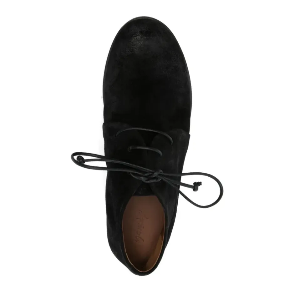 Discount Zucca Zeppa Derby Pelle Rovescio Dame Snøresko