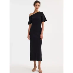 Best Asymmetrisk Strikkjole Dame Kjoler