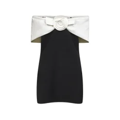 Discount Floral-appliqué Mini Dress Dame Kjoler