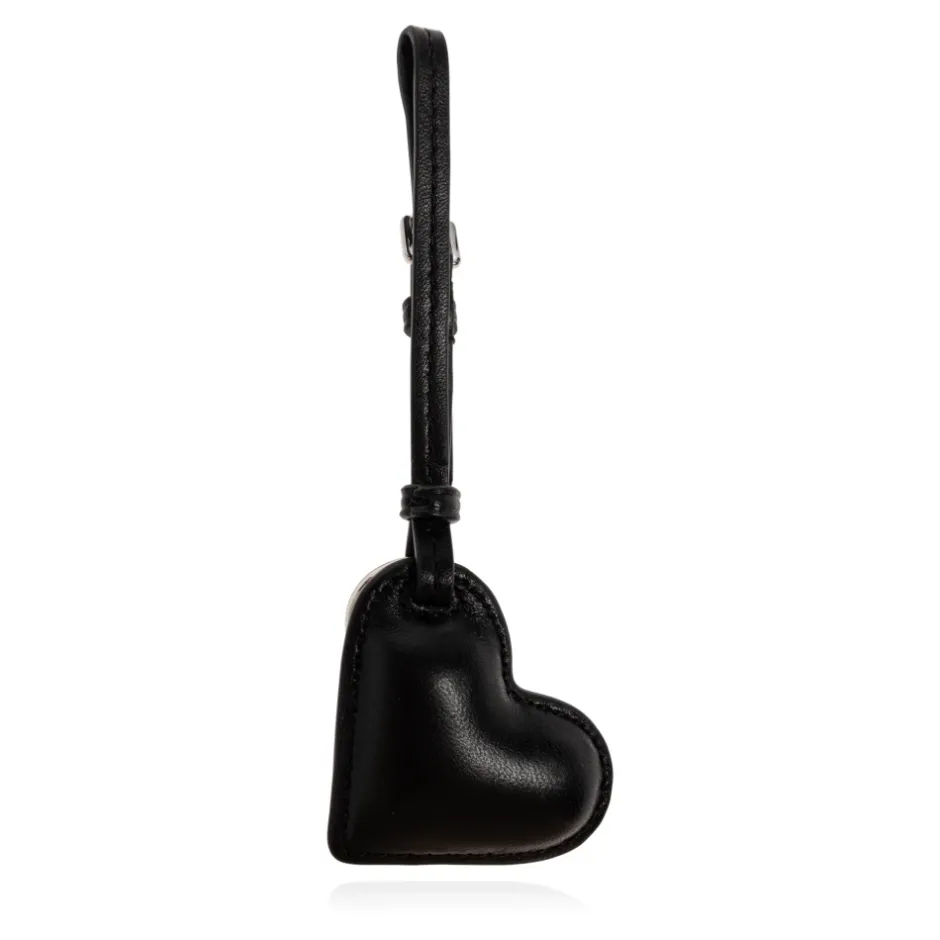 Clearance Puffy Heart Leather Bag Charm Dame Tilbehør Til Tasker